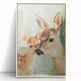 Gentle Deer Nursery Wall Art - Kids Room Prints & Baby Decor