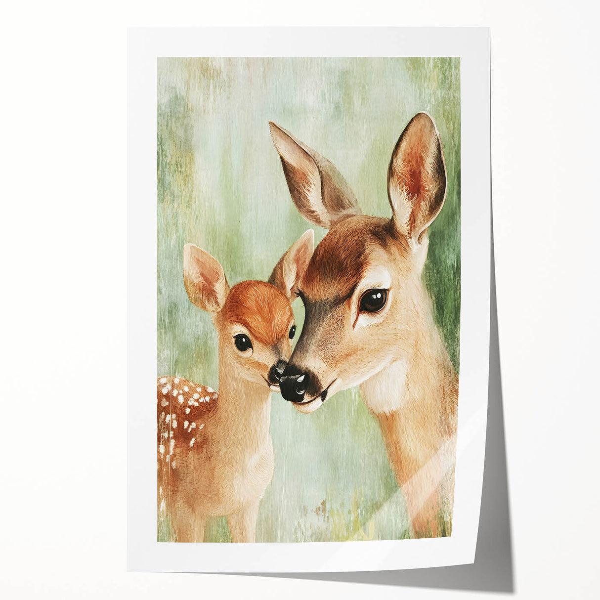 Gentle Deer Nursery Wall Art - Kids Room Prints & Baby Decor
