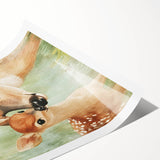 Gentle Deer Nursery Wall Art - Kids Room Prints & Baby Decor