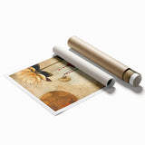 Elegant Lotus Living Room Wall Art - Modern Canvas & Framed Print