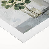 Abstract floral wall art on rolled canvas showcasing vibrant colors and intricate patterns, perfect for home decor. Packaged securely in a sturdy cardboard tube for safe delivery.