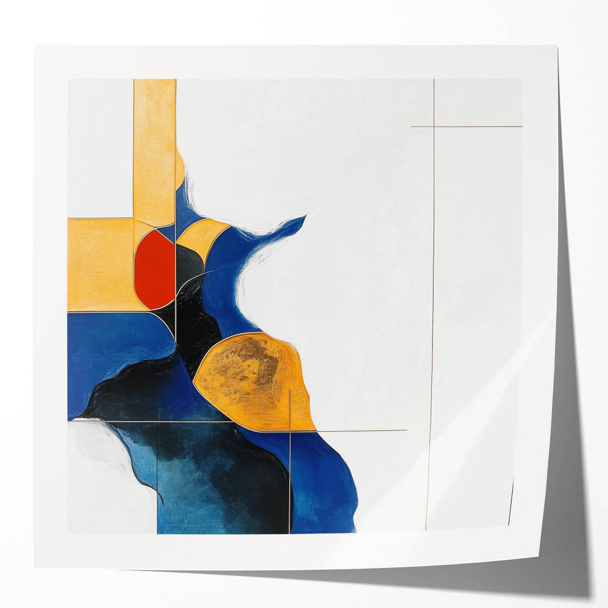 Modern Abstract Wall Art – Bold Shapes & Color Blocks