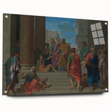 Baroque Art Scene with Classical Elegance - Antique Art Print