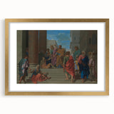 Baroque Art Scene with Classical Elegance - Antique Art Print