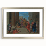 Baroque Art Scene with Classical Elegance - Antique Art Print