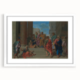 Baroque Art Scene with Classical Elegance - Antique Art Print
