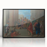 Baroque Art Scene with Classical Elegance - Antique Art Print