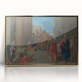 Baroque Art Scene with Classical Elegance - Antique Art Print