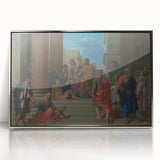 Baroque Art Scene with Classical Elegance - Antique Art Print