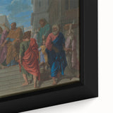 Baroque Art Scene with Classical Elegance - Antique Art Print