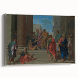 Baroque Art Scene with Classical Elegance - Antique Art Print