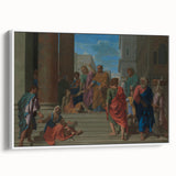 Baroque Art Scene with Classical Elegance - Antique Art Print