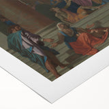 Baroque Art Scene with Classical Elegance - Antique Art Print