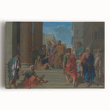 Baroque Art Scene with Classical Elegance - Antique Art Print