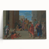 Baroque Art Scene with Classical Elegance - Antique Art Print