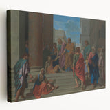 Baroque Art Scene with Classical Elegance - Antique Art Print