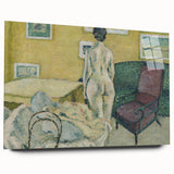Expressionism Wall Art - Modern Nude Figure Interior Painting