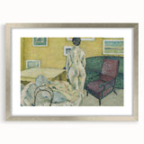 Expressionism Wall Art - Modern Nude Figure Interior Painting