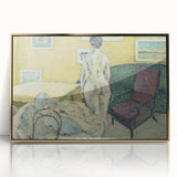 Expressionism Wall Art - Modern Nude Figure Interior Painting
