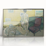 Expressionism Wall Art - Modern Nude Figure Interior Painting
