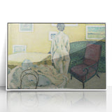 Expressionism Wall Art - Modern Nude Figure Interior Painting