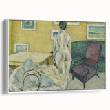 Expressionism Wall Art - Modern Nude Figure Interior Painting