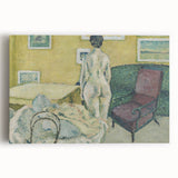 Expressionism Wall Art - Modern Nude Figure Interior Painting