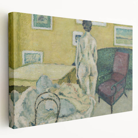 Expressionism Wall Art - Modern Nude Figure Interior Painting