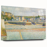 The Outer Harbor by Seurat: Charming Coastal Pointillist Wall Art Print