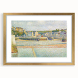 The Outer Harbor by Seurat: Charming Coastal Pointillist Wall Art Print