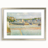 The Outer Harbor by Seurat: Charming Coastal Pointillist Wall Art Print