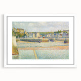 The Outer Harbor by Seurat: Charming Coastal Pointillist Wall Art Print
