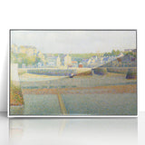 The Outer Harbor by Seurat: Charming Coastal Pointillist Wall Art Print
