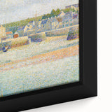 The Outer Harbor by Seurat: Charming Coastal Pointillist Wall Art Print