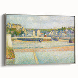 The Outer Harbor by Seurat: Charming Coastal Pointillist Wall Art Print