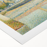 The Outer Harbor by Seurat: Charming Coastal Pointillist Wall Art Print