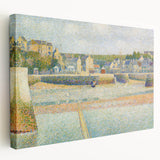 The Outer Harbor by Seurat: Charming Coastal Pointillist Wall Art Print