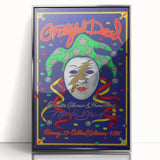Grateful Dead Retro Wall Art – Vintage Mardi Gras Concert Print
