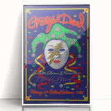 Grateful Dead Retro Wall Art – Vintage Mardi Gras Concert Print