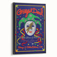 Grateful Dead Retro Wall Art – Vintage Mardi Gras Concert Print
