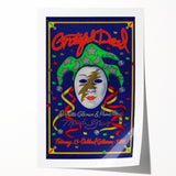 Grateful Dead Retro Wall Art – Vintage Mardi Gras Concert Print