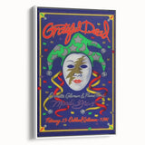 Grateful Dead Retro Wall Art – Vintage Mardi Gras Concert Print