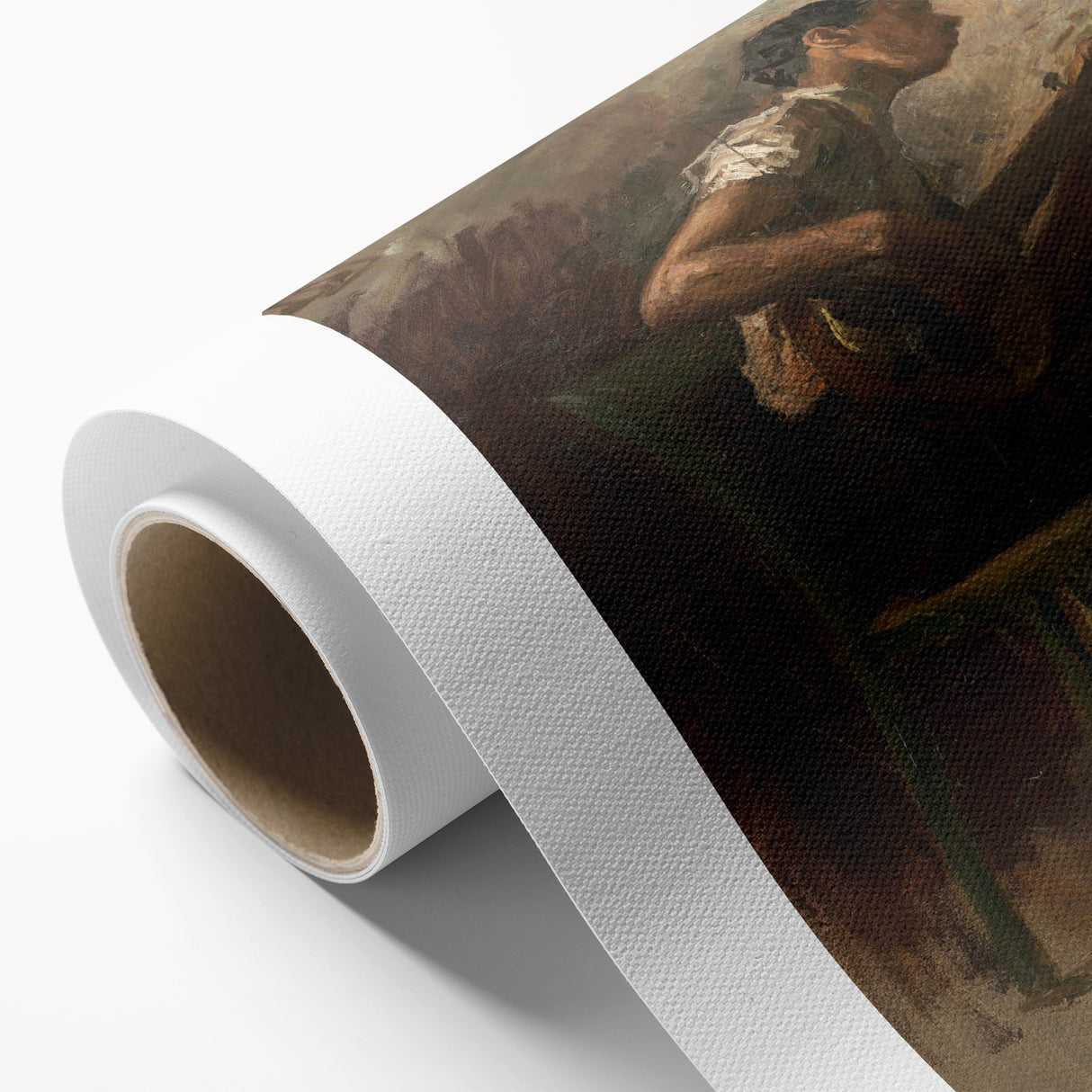 Realism Art Prints - The Banjo Player Study by Thomas Eakins Music Art