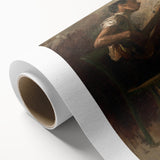 Realism Art Prints - The Banjo Player Study by Thomas Eakins Music Art