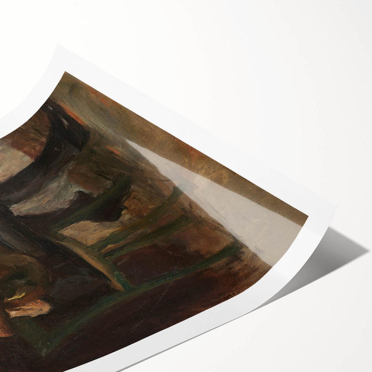 Realism Art Prints - The Banjo Player Study by Thomas Eakins Music Art