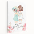 Personalized Kids Art – Friends Forever Girls Illustration Print