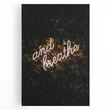 Large black and white stretched canvas featuring an autumnal tree, ideal for kitchen wall art.