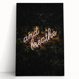 Large black and white stretched canvas of a tree in autumn, ideal for kitchen wall art or bedroom ambiance.