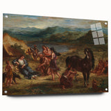 Ovid Among the Scythians by Delacroix - Romanticism Art Print