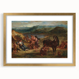 Ovid Among the Scythians by Delacroix - Romanticism Art Print